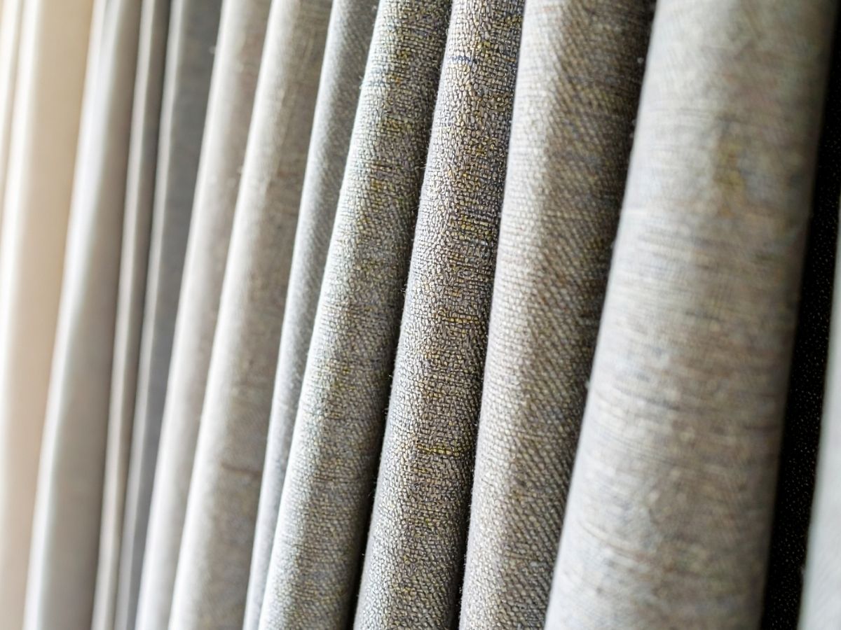 Linen and linen blends fabric swatch